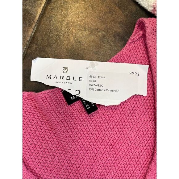 NWT Marble Ombre Color Block V-neck Sweater Small - Picture 7 of 11